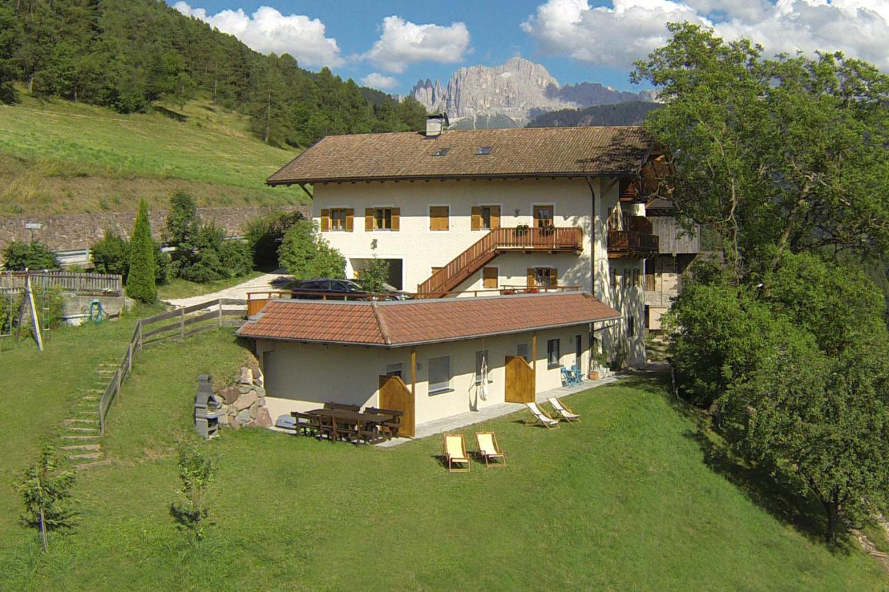 Ferienwohnung Unterwegerhof Tiers am Rosengarten Exterior foto